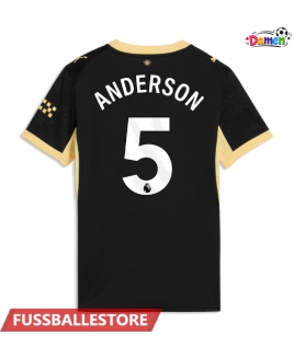 Günstige Manchester City Elliot Anderson #5 Auswärtstrikot Damen 2026-27 Kurzarm
